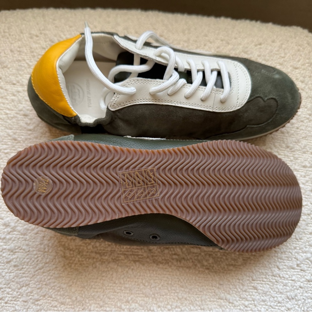 Tory Burch Green and White Athletic Shoes - Picture 5 of 6